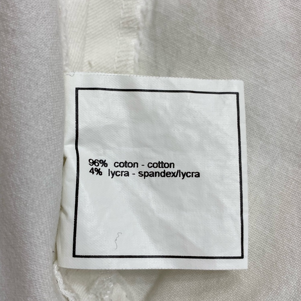 Vintage Chanel White Jeans The 1997 Cruise Collection By Karl Lagerfeld Size 2/4 - Picture 6 of 9